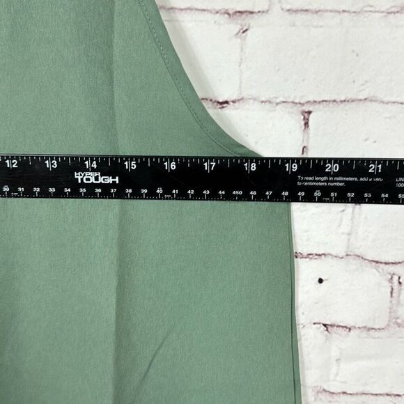 Jumpsuit Overalls Womens Small Spaghetti Strap Sleeveless Pocket Scoopneck Green - Picture 5 of 9